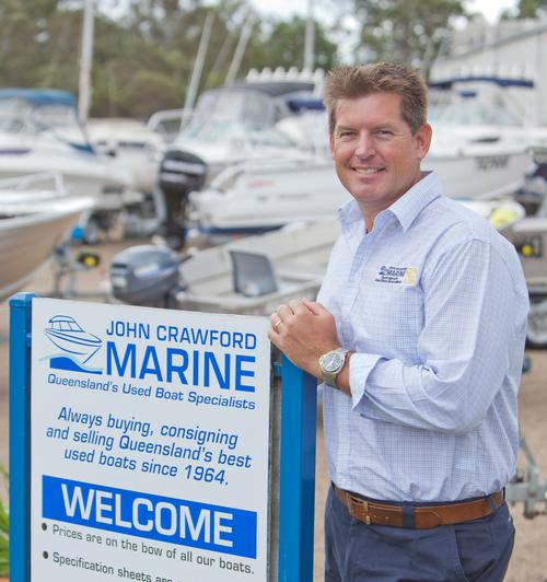 Marine Queensland President and John Crawford Marine Director, Matthew Hodson - Brisbane Boat Show © John Daffy